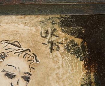 Unto Koistinen, oil on board, signed and dated -75.