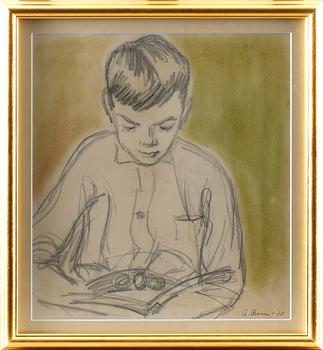 Agnes Cleve · AGNES CLEVE, teckning, signerad och daterad -30.