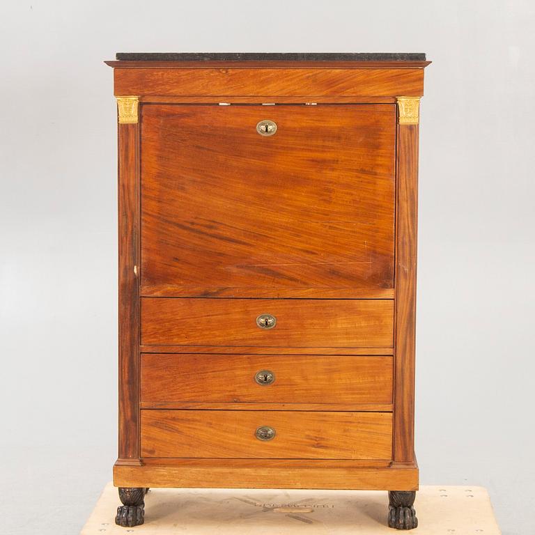 A French Empire mahogany escritoire first half of the 19th century.