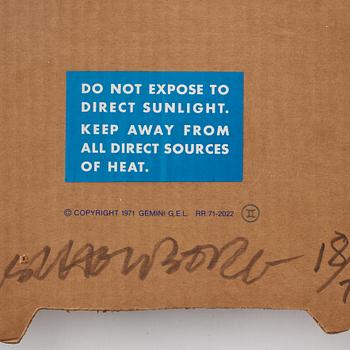 Robert Rauschenberg, Cardbird VII from: "Cardbird series".