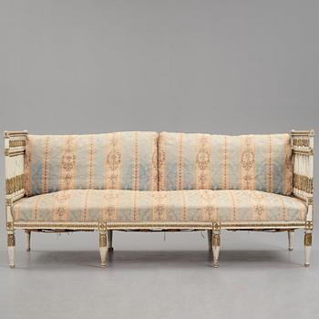 BANKETTSOFFA, av Erik Öhrmark (mästare i Stockholm 1777-1813), Sengustaviansk.