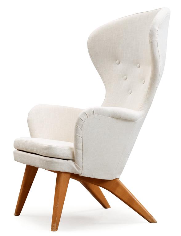 A Carl-Gustav Hiort af Ornäs easy chair, made in Finland, 1950's.