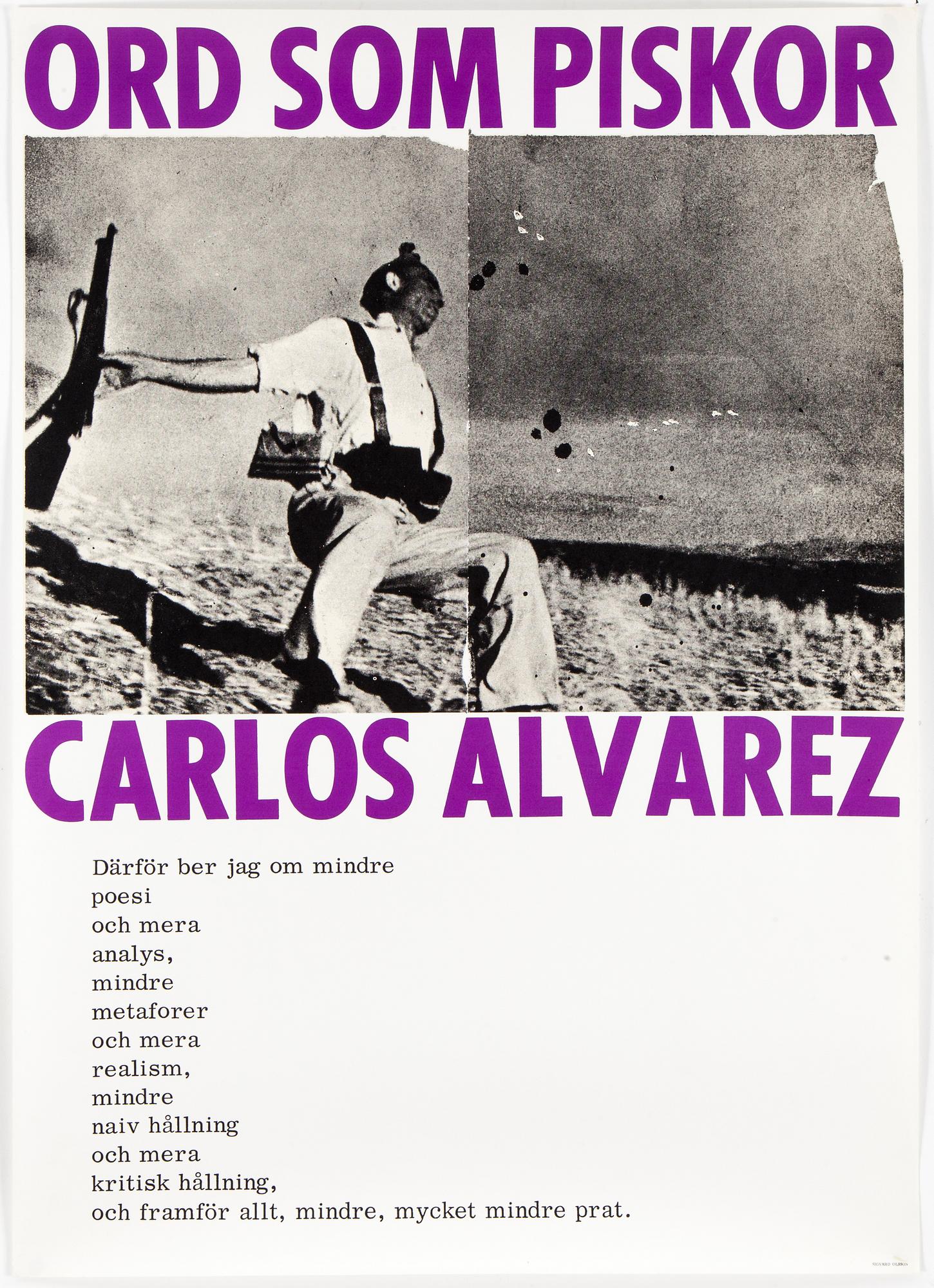 7 political posters mostly from 1960s and 70s, Sweden.