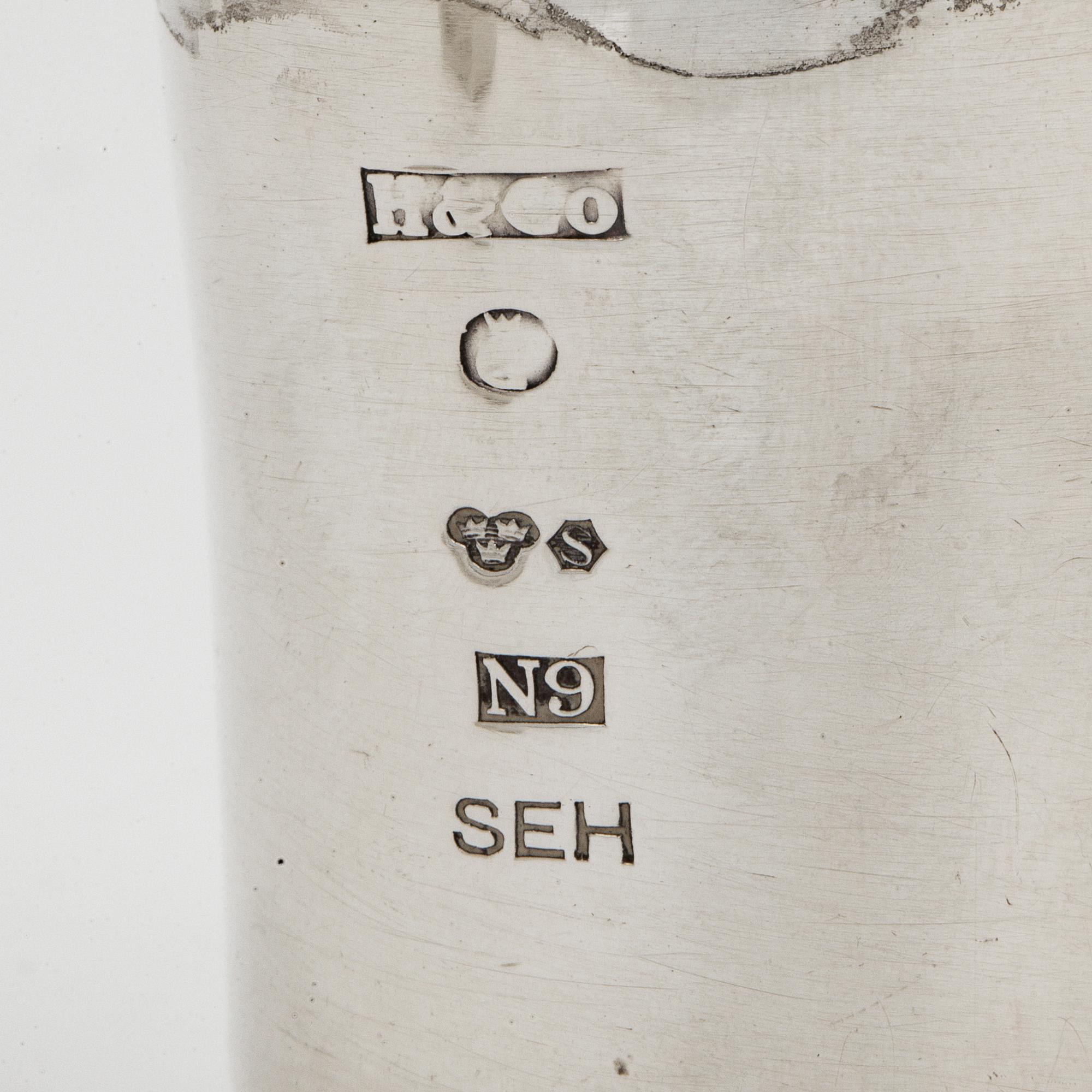 SVEN-ERIK HÖGBERG, silver signet. Göteborg, 1963.