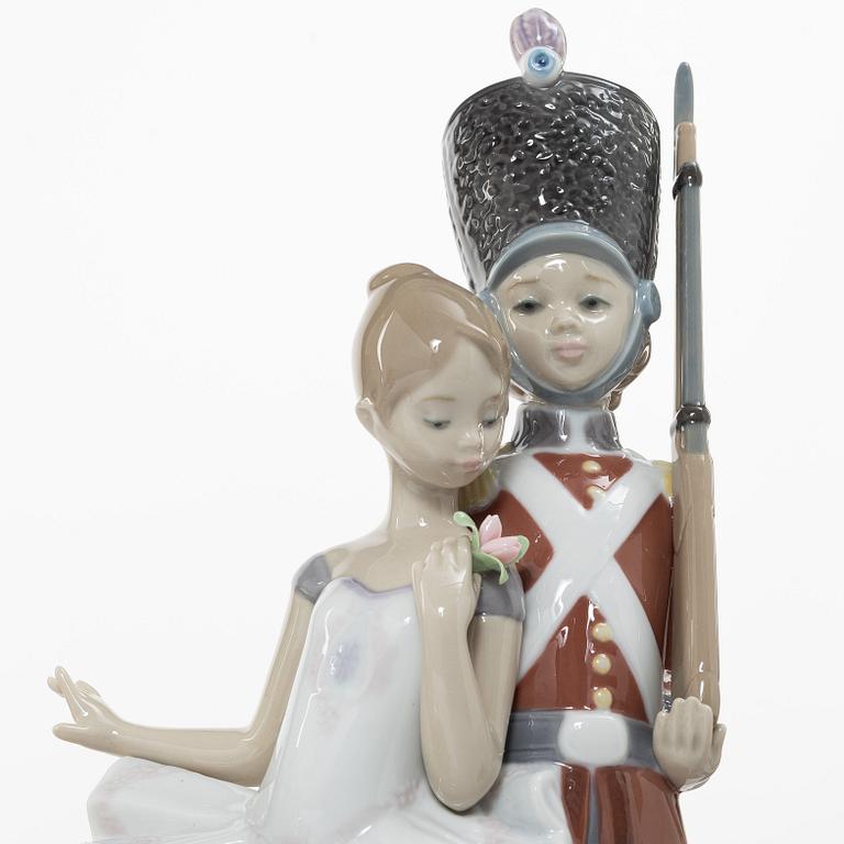 Lladró, 5 figurines, "Little Tin Soldier", "Alice in Wonderland", "Aladdin", "Little Red Riding Hood", "The Pied Piper".