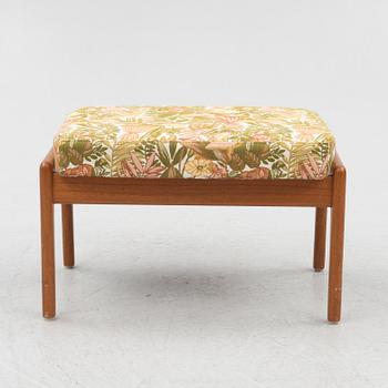 Folke Ohlsson, an armchair with ottoman "Duxiesta", Bra Bohag, Ljungs Industrier, Malmö 1960s.
