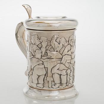 A silver tankard, Auran Kultaseppä Turku 1972.