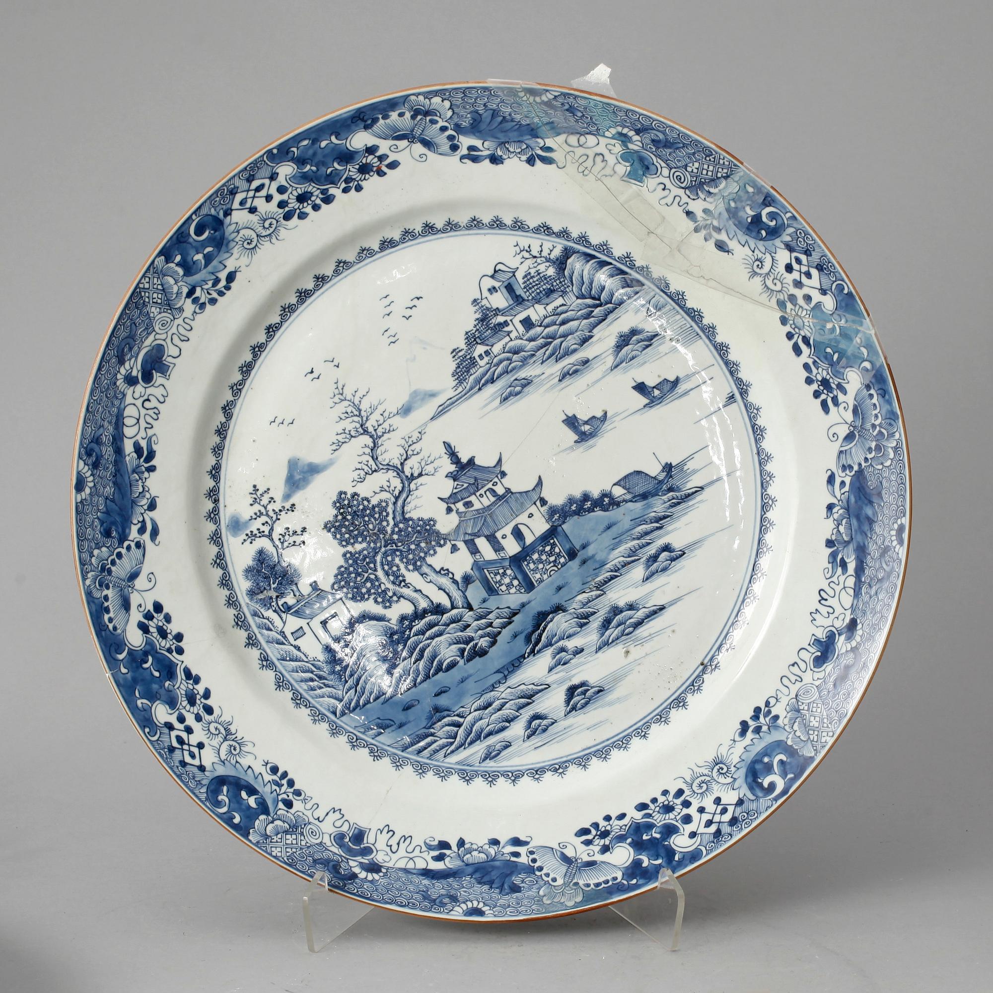 FAT, kompaniporslin, Kina, 1700-tal.