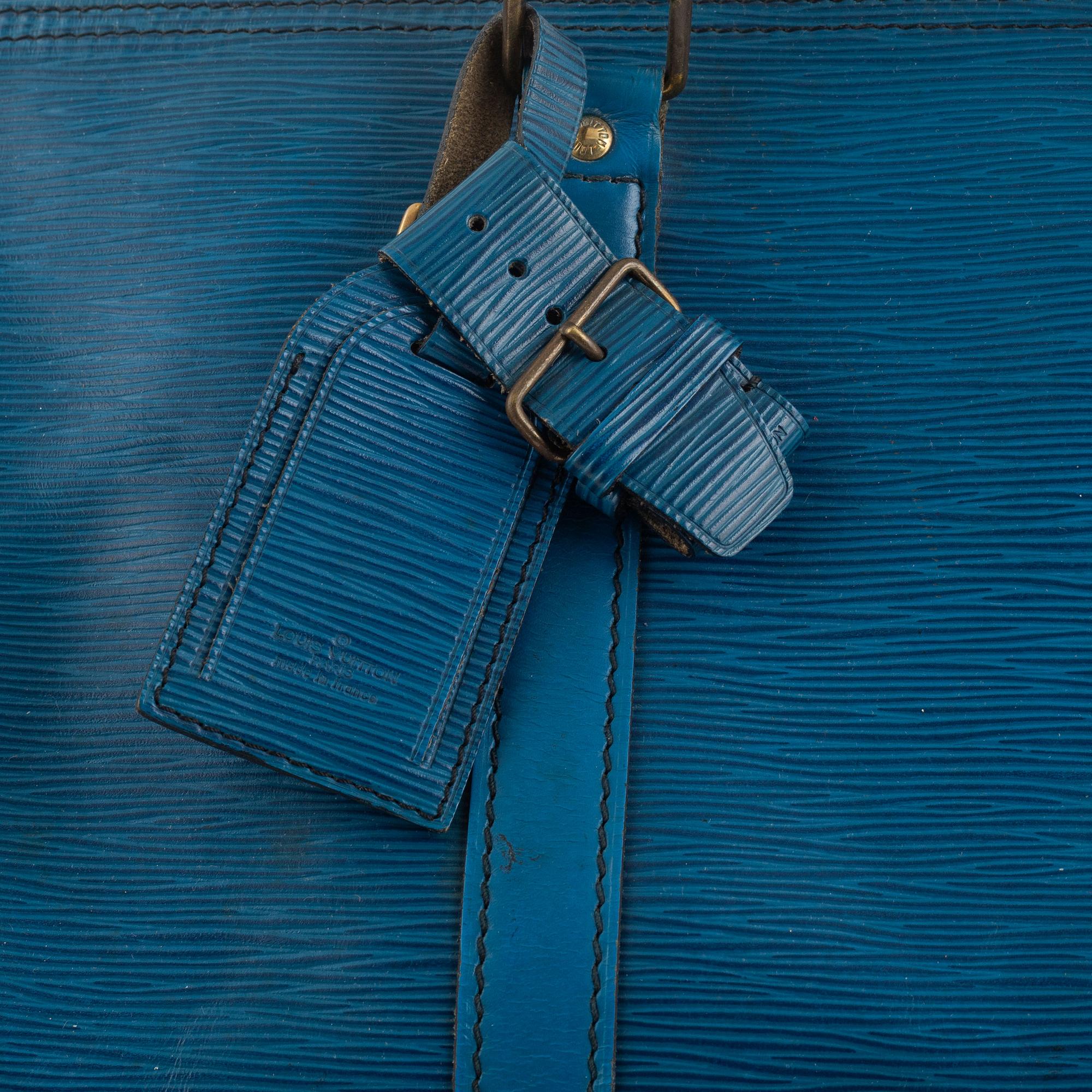 Louis Vuitton, weekendbag "Keepall Epi 50", 1989.