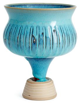 432. A Wilhelm Kåge 'Farsta spirea' stoneware vase, Gustavsberg studio 1957.