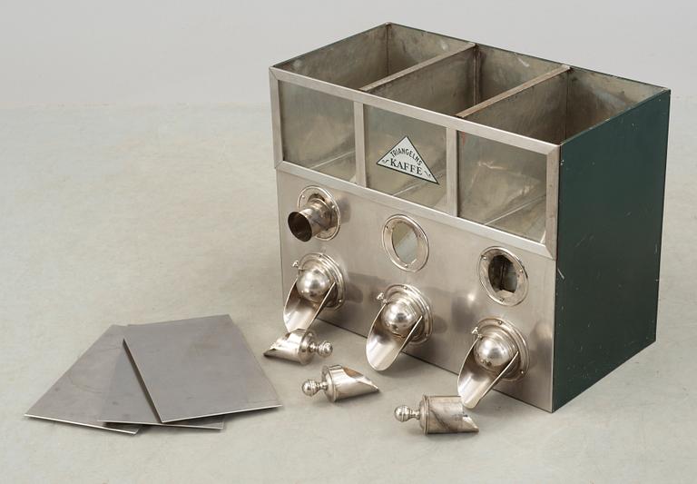 KAFFEAUTOMAT, Triangelkaffe, 1900-talets mitt.
