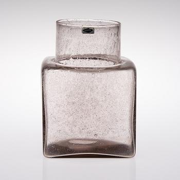 KAJ FRANCK, KARAFF, glas, signerad K. Franck Nuutajärvi Notsjö -62, OCH BURK, glas, märkt Nuutajärvi Notsjö.
