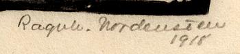 RAGNHILD NORDENSTEN, mapp med 7 träsnitt, signerade 13/25 1918.