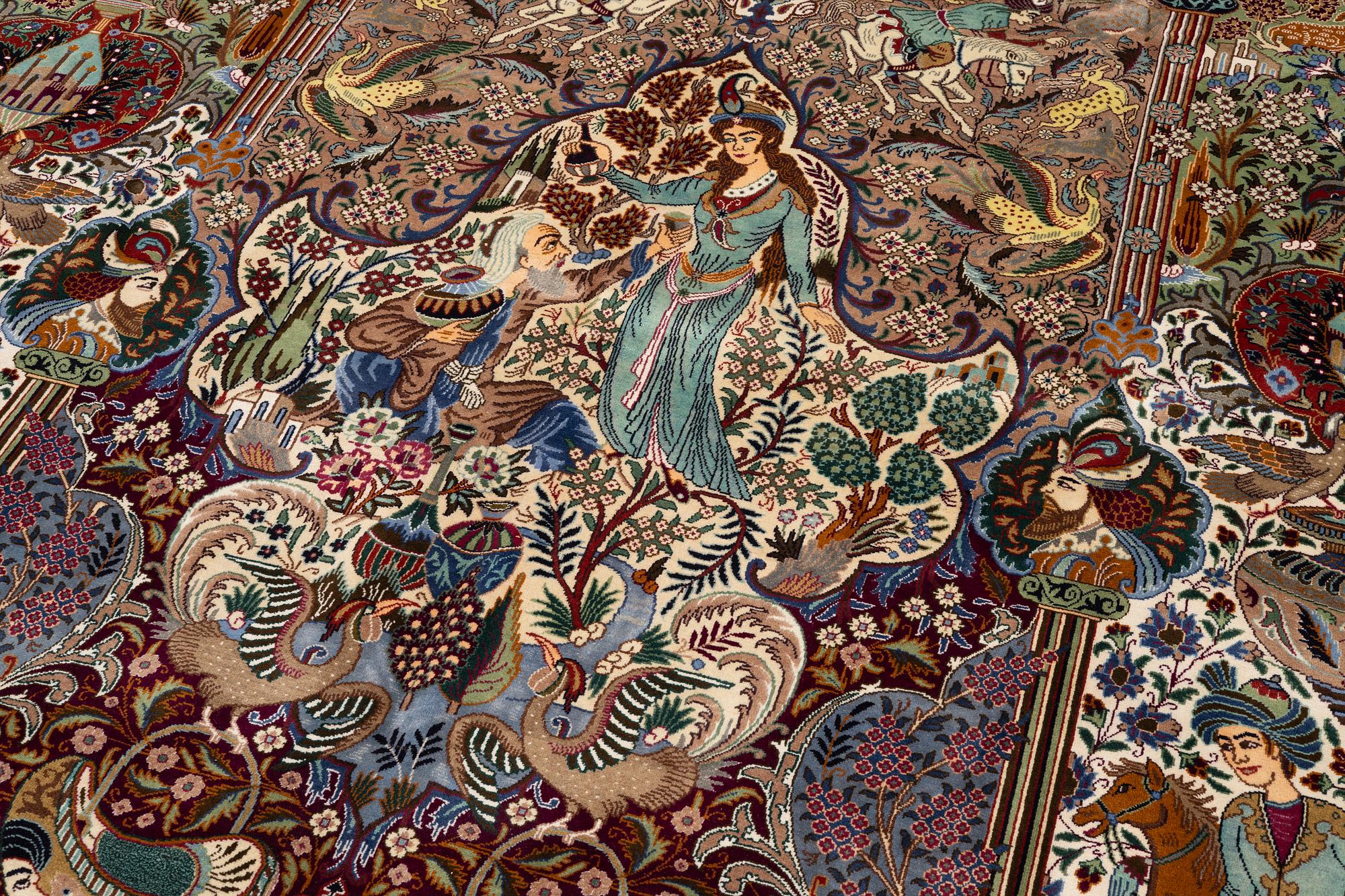 Matta, Kashmar, 390 x 300 cm.