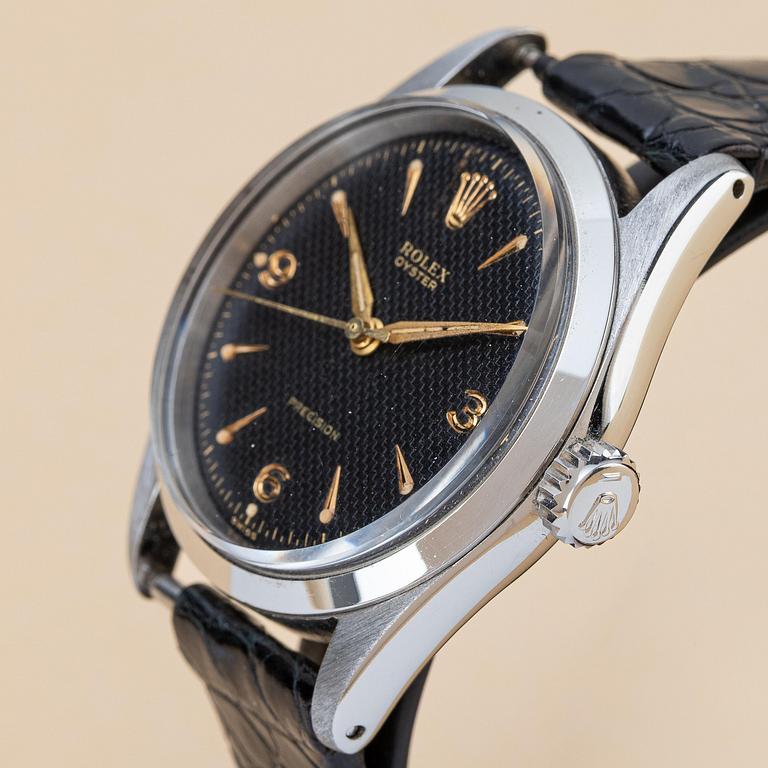 Rolex, Oyster, Precision, "Honeycomb Dial" "Explorer 3-6-9 Dial", ca 1953.