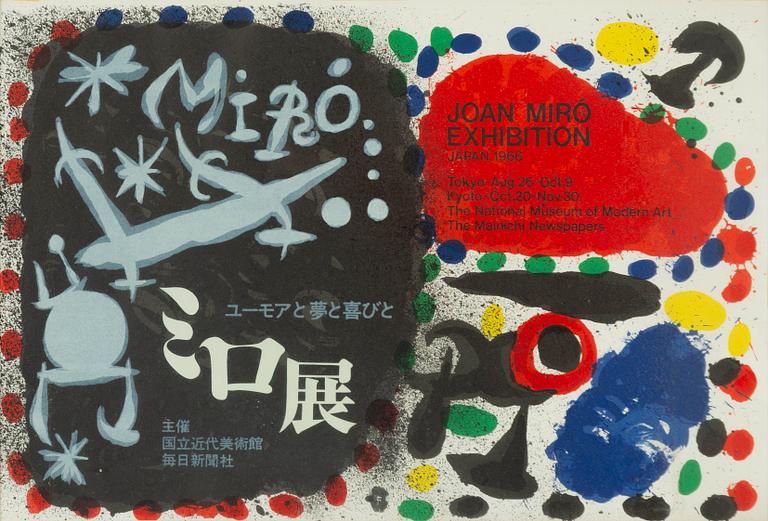 Joan Miró, "Exhibition Japan, 1966".