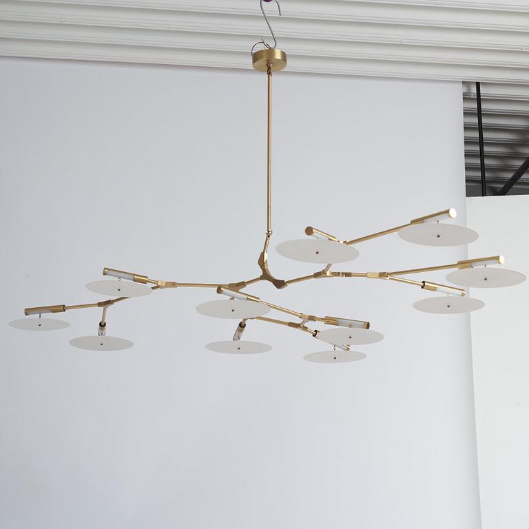 Lindsey Adelman, a ceiling lamp, 'Branching Disc', BD.11.01", Studio Lindsey Adelman, Los Angeles, USA, 2016.