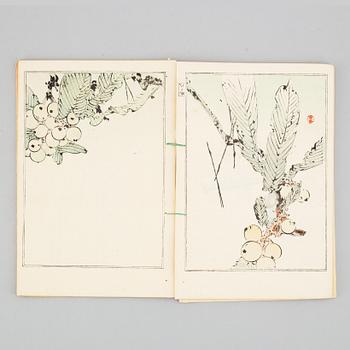 Four books, printed mostly in Japan, Meiji, late 19th century.