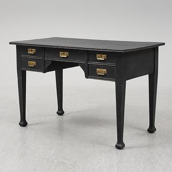 A painted pine desk, early 20th Century.
