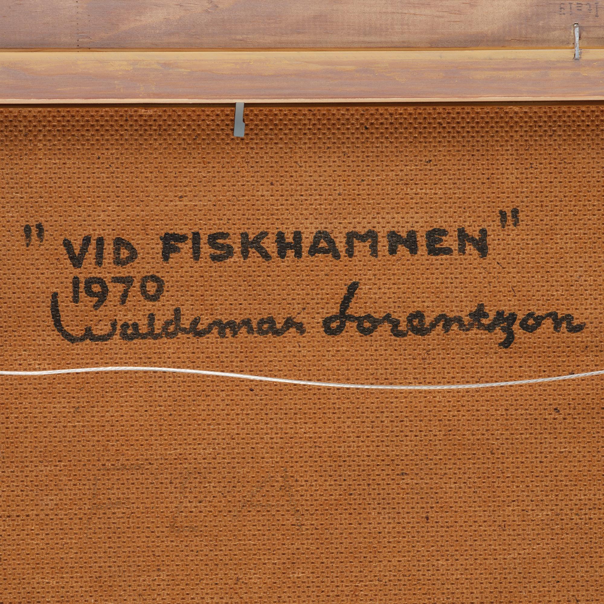 Waldemar Lorentzon, "Vid Fiskehamnen",.