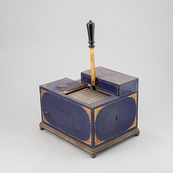 Kassaregister, Agrell & Andersén Mek. Verkstad, Stockholm,omkring år 1900.