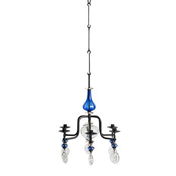 Erik Höglund, Chandelier, Boda Smide, second half of the 20th century.