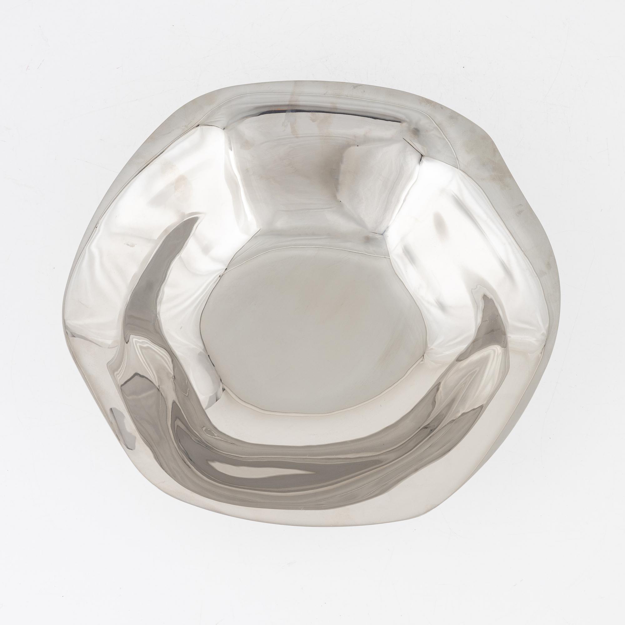 A 'Liquid' bowl, Georg Jensen, Denmark.