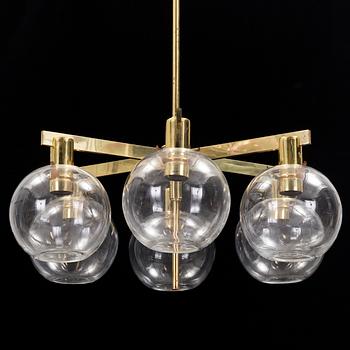 HANS-AGNE JAKOBSSON, ceiling lamp, model T 348/5. Signed with label.