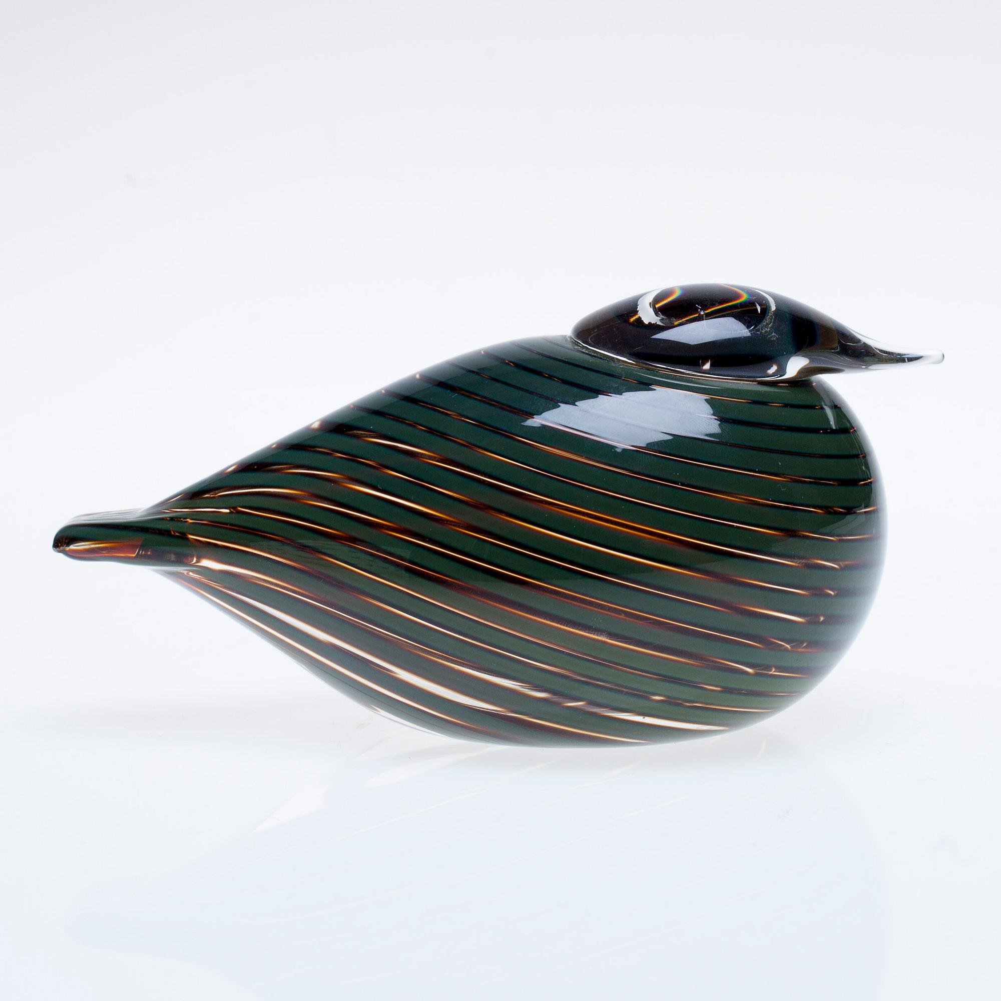 FIGURIN, glas, signerad O. Toikka Nuutajärvi. Formgiven 1992.