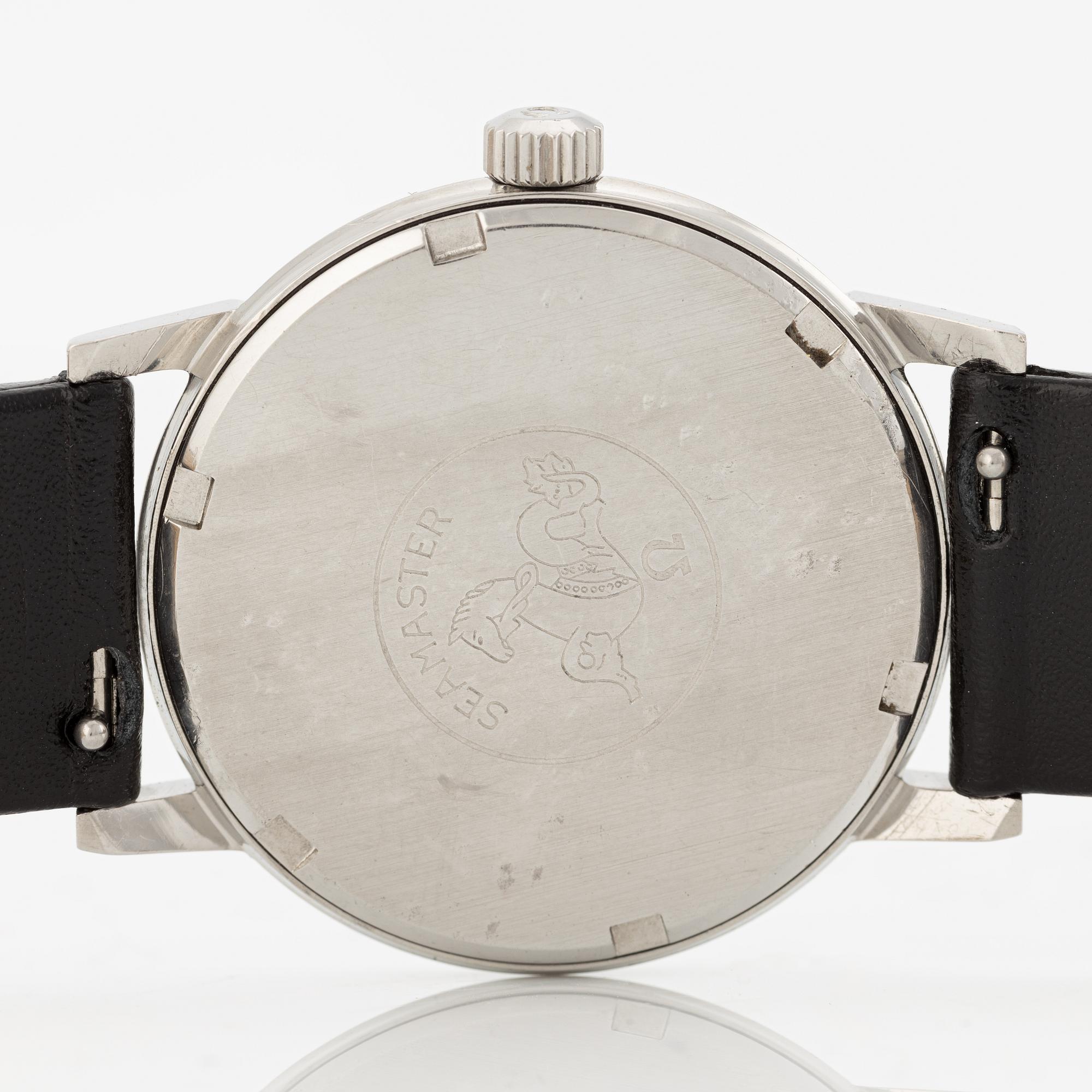 Omega, Seamaster 600, "Red Cross-Hair", wristwatch, 34 mm.