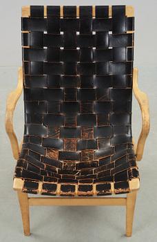 FÅTÖLJ, "Eva", Bruno Mathsson, Firma Karl Mathsson, Värnamo 1965.