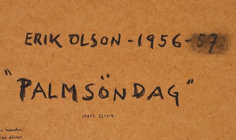 Erik Olson, "Palmsöndag".
