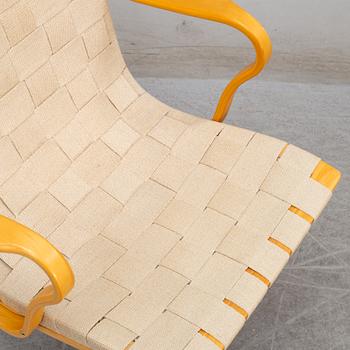 BRUNO MATHSSON, armchairs (2), "Eva hög", DUX, late 20th or early 21th C.