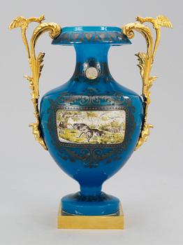 A Russian mid 19th century vase.