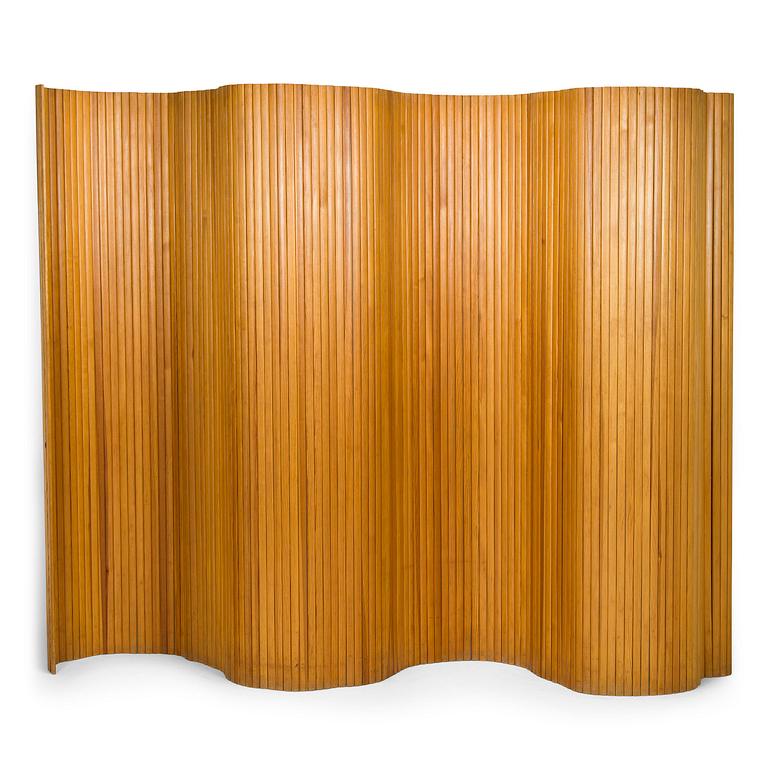 Alvar Aalto, vikskärm, modell 100 för O.Y. Huonekalu- ja Rakennustyötehdas A.B. 1900-talets mitt.