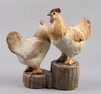 GUNNAR HANSSON, skulptur, stengods, sign.