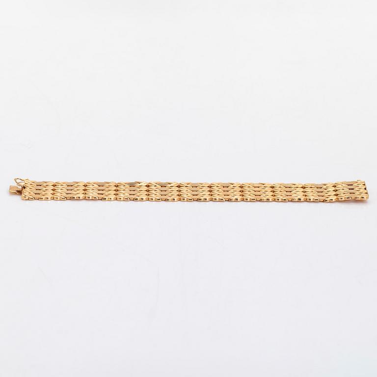 Armband, 18K guld, Italien.