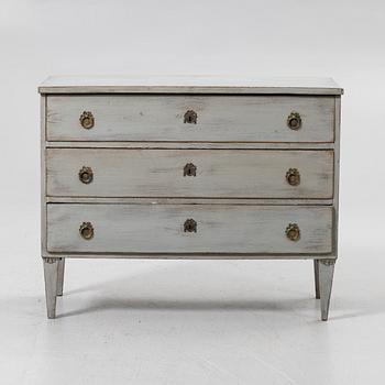 Late Gustavian chest of drawers, circa 1800.