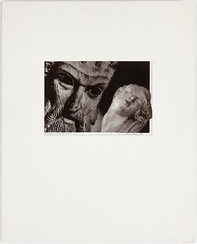 Rut Hillarp · RUT HILLARP, "Kungen", fotografi, signerat.
