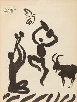 Pablo Picasso, efter, "La Danse du Berger/"Faune et le bouc".