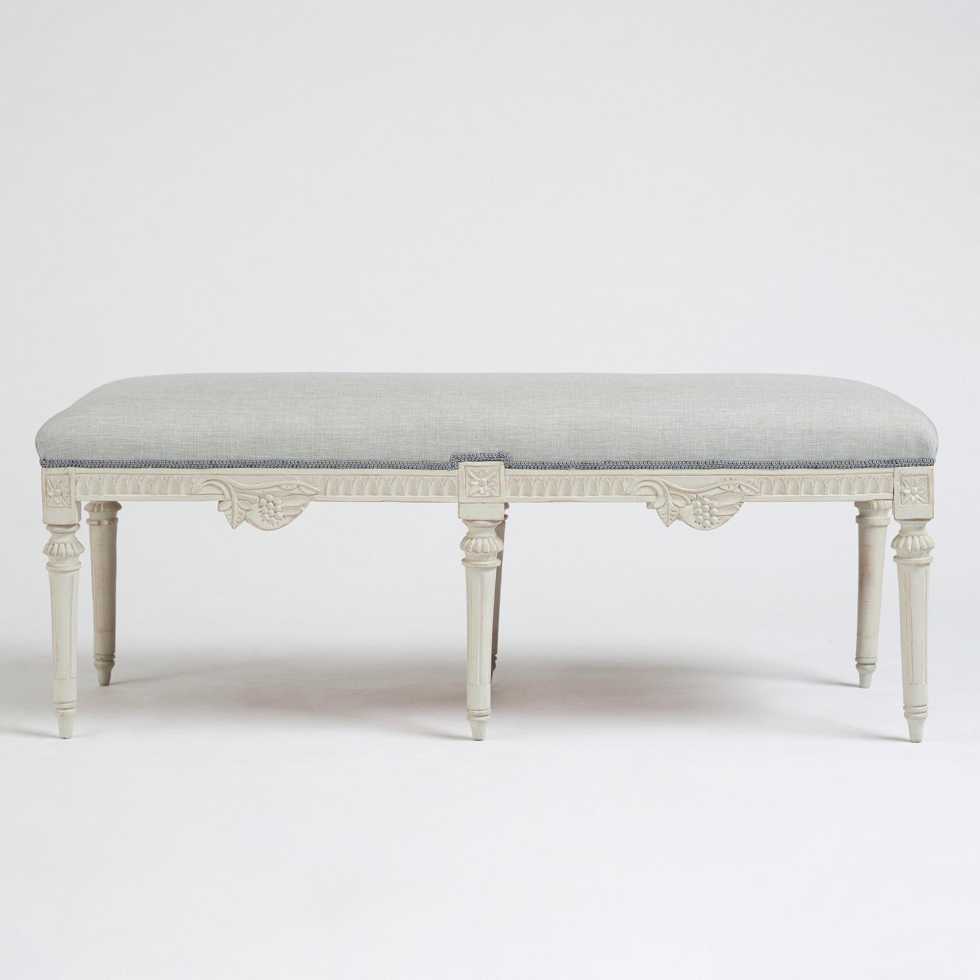 A Gustavian bench from Lindome by Anders Andersson.