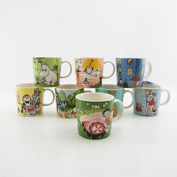Mugs 8 pcs Moomin characters/ Moomin Arabia Finland.