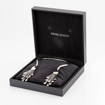 Astrid Fog, collier, sterlingsilver, för Georg Jensen, formgiven 1971.