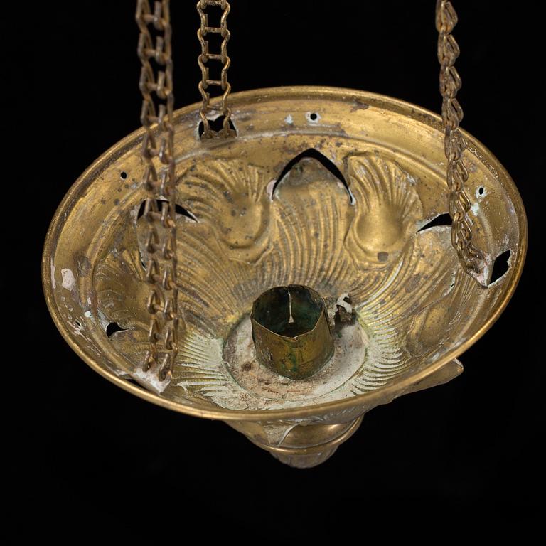 A late 19th century ceiling light.