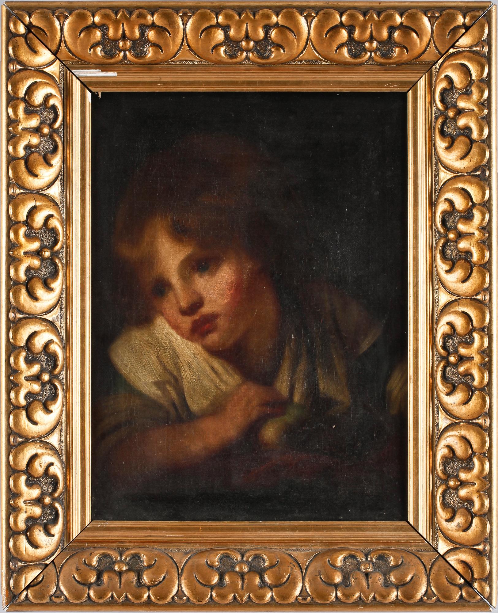 OKÄND KONSTNÄR, olja på duk, 1800-tal.