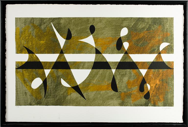 PIERRE OLOFSSON, serigrafi, sign, numr 2/100.