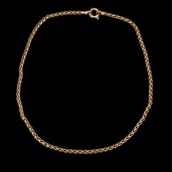 HALSKED, guld 14K, Italien. Vikt 12,6 g.