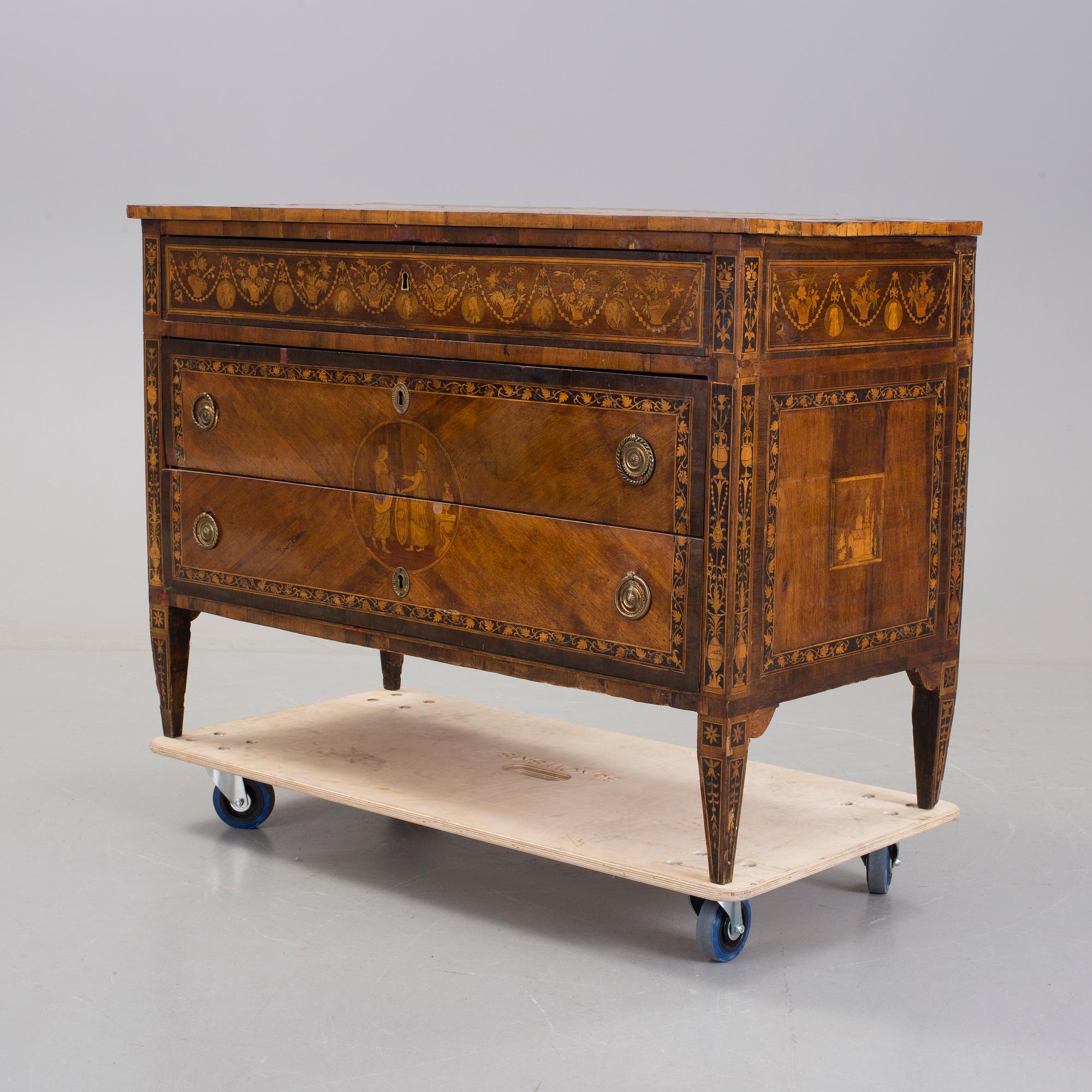 BYRÅ, Italien, Louis XVI, 1700-talets andra del.