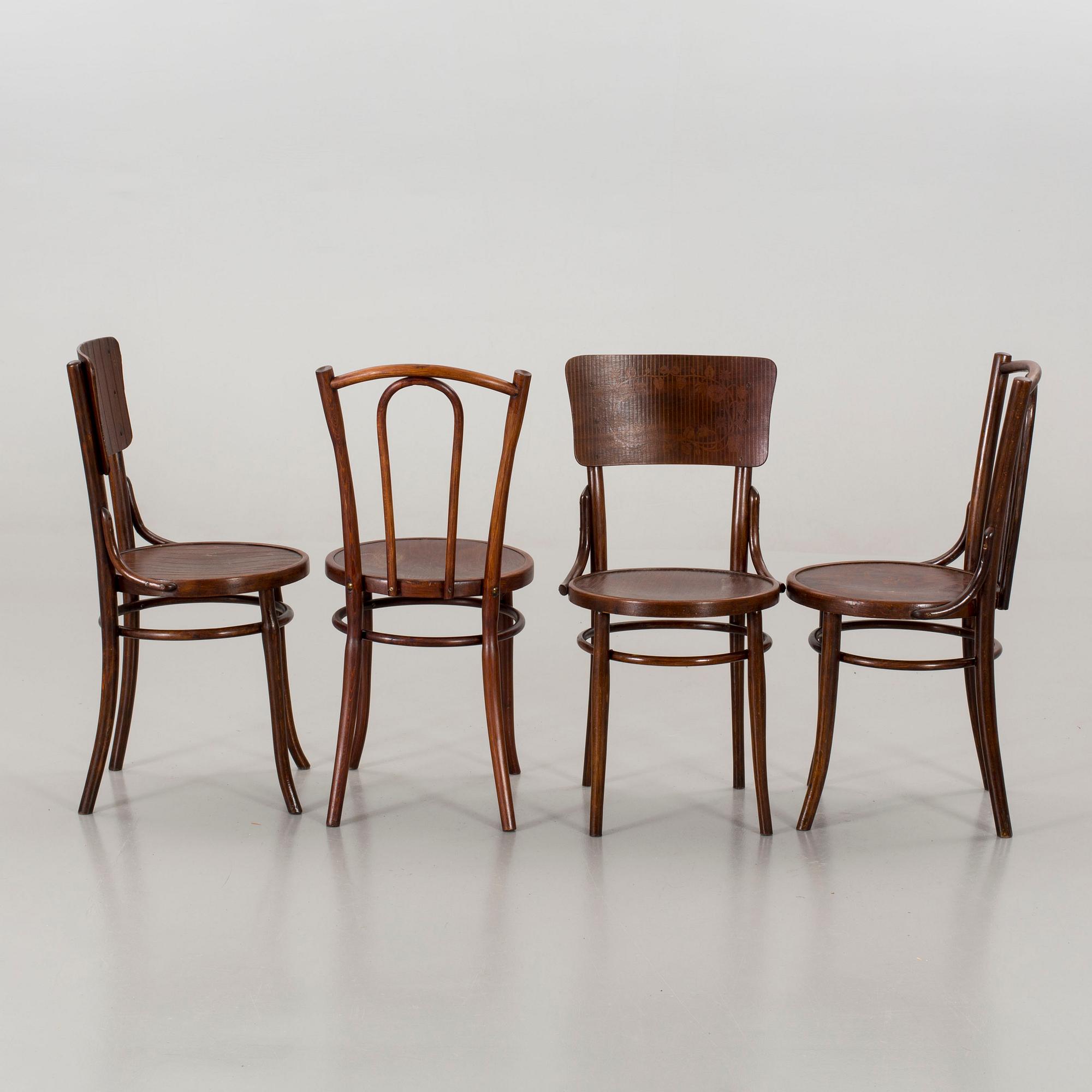 Ten chairs, Thonet-Mundus.