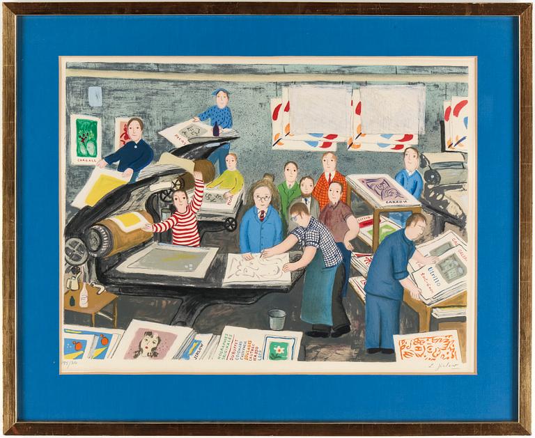 LENNART JIRLOW, färglitografi, signerad och numrerad 195/310.